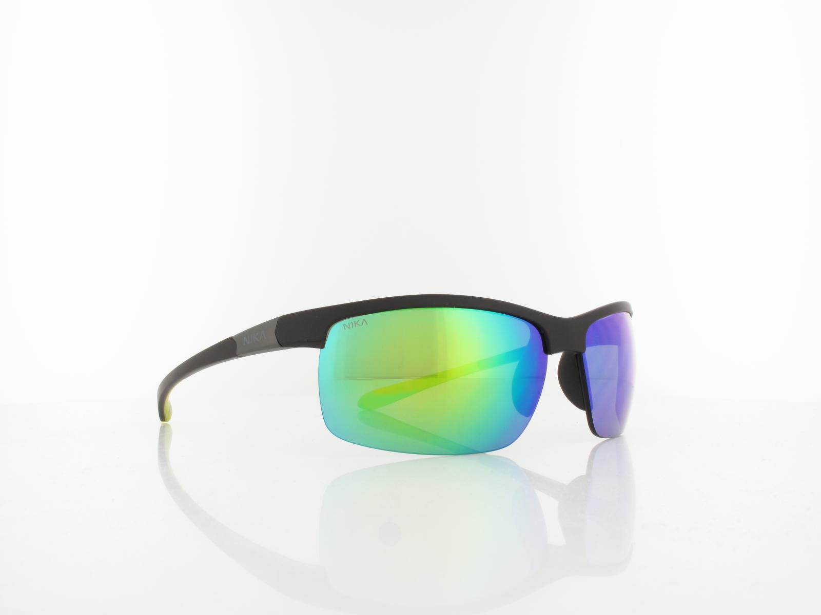 Brilando | Premium Sport M1030 69 | solid matte brown /grey green mirror