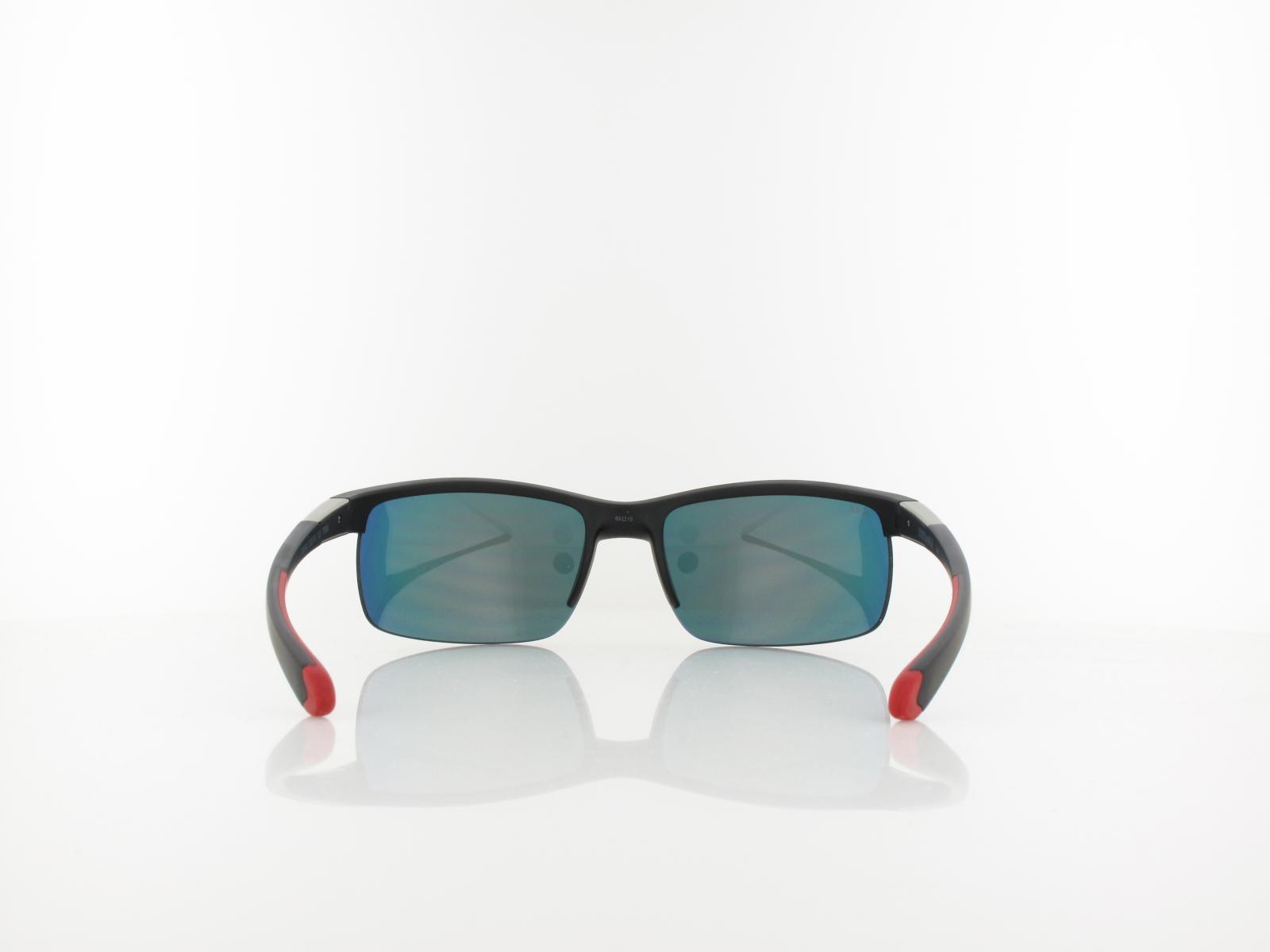 Brilando | Premium Sport M1040 69 | solid matte black / brown red mirror