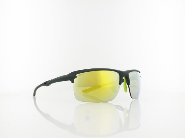 Brilando | Premium Sport M1080 66 | matte green / brown yellow mirror