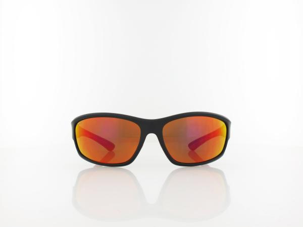 Brilando | Premium Sport M1910 63 | schwarz rot /braun - rot verspiegelt