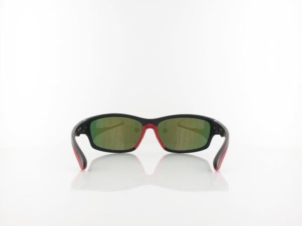 Brilando | Premium Sport M1910 63 | schwarz rot /braun - rot verspiegelt
