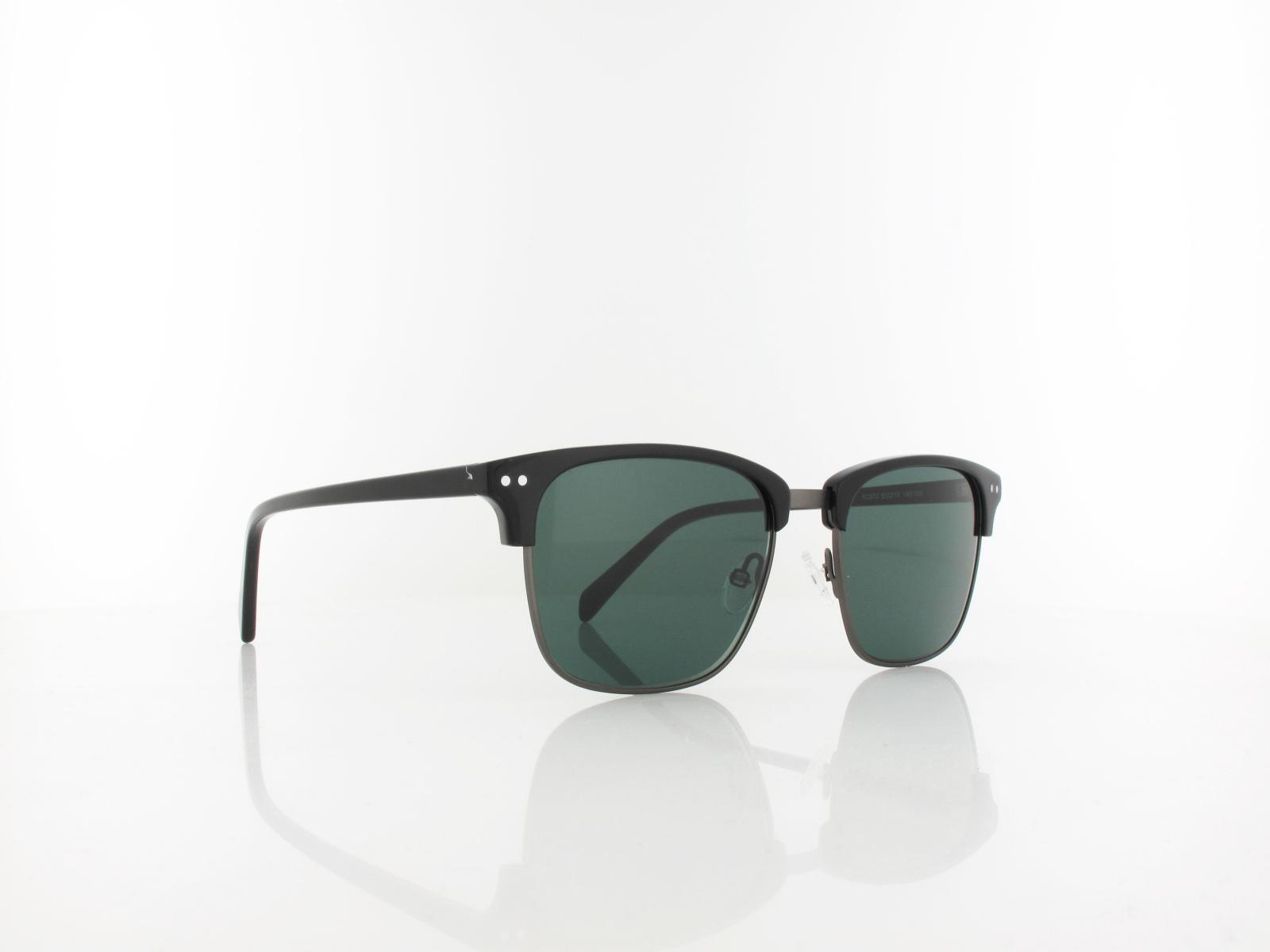 Brilando | Premium Retro Sun R2970 55 | schwarz grau / grün