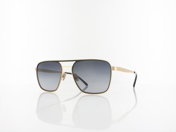 Brilando | Premium Sun S1270 55 | schwarz gold / verlauf grau
