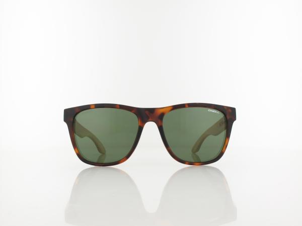 O'Neill | ONS 9016 2.0 102P 55 | matte tortoise bamboo / solid green polarized