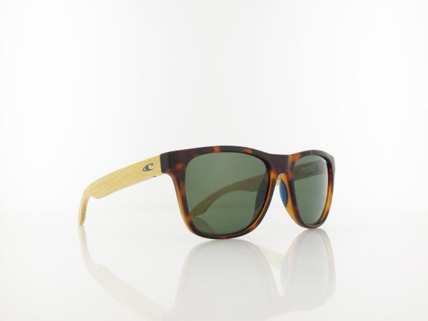 O'Neill | ONS 9016 2.0 102P 55 | matte tortoise bamboo / solid green polarized