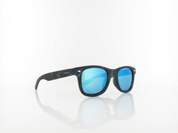 Polaroid | PLD small 8009/N SEC/JY 45 | havana blue / grey blue mirror polarized