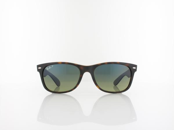 Ray Ban | New Wayfarer RB2132 894/76 55 | matte havana / blue green mirror polar