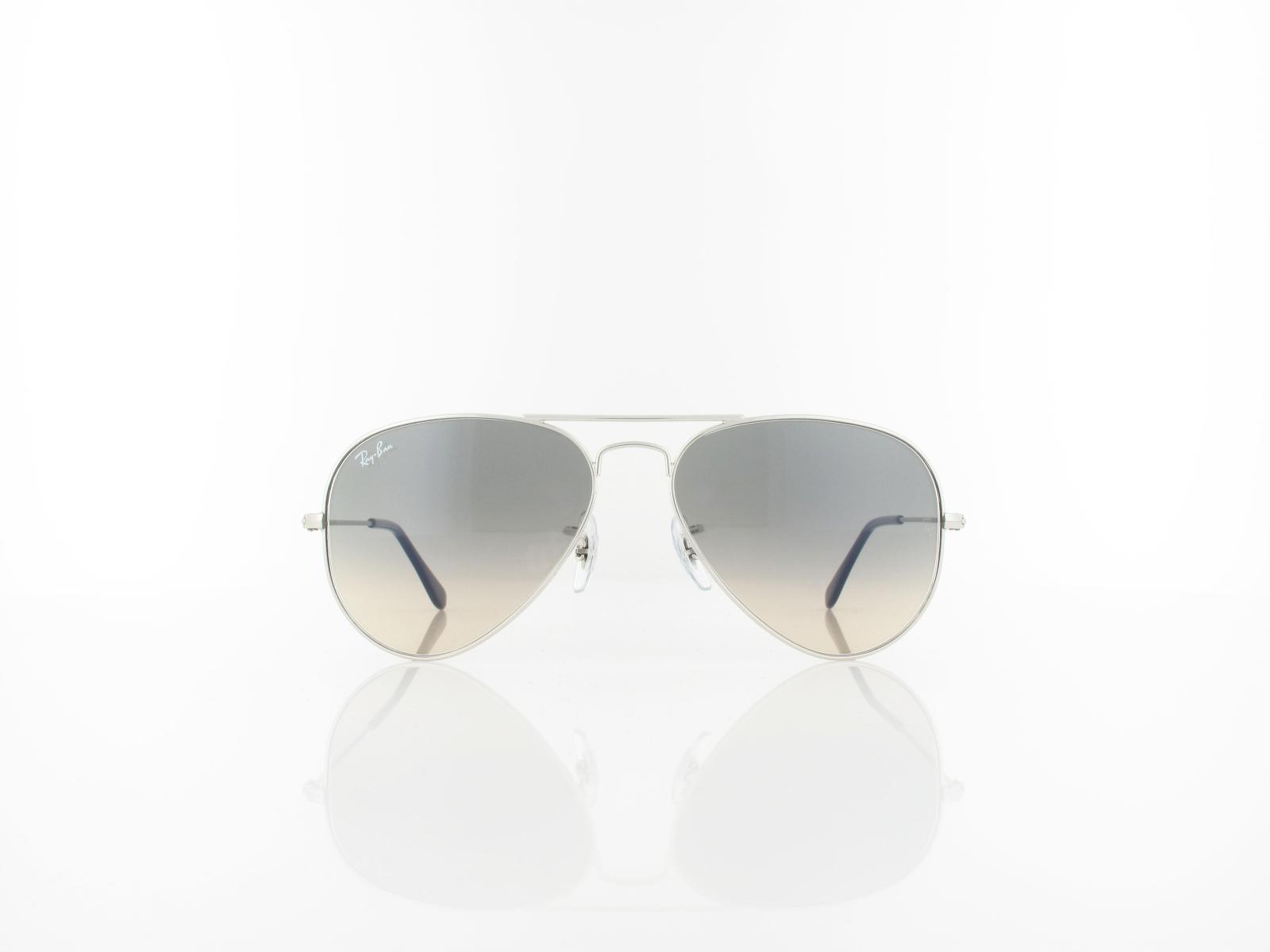 Ray Ban | Aviator Large Metal RB3025 003/32 55 | silver / crystal grey gradient