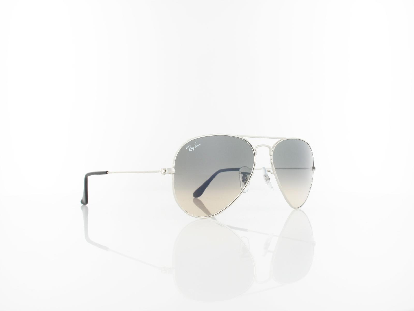 Ray Ban | Aviator Large Metal RB3025 003/32 55 | silver / crystal grey gradient