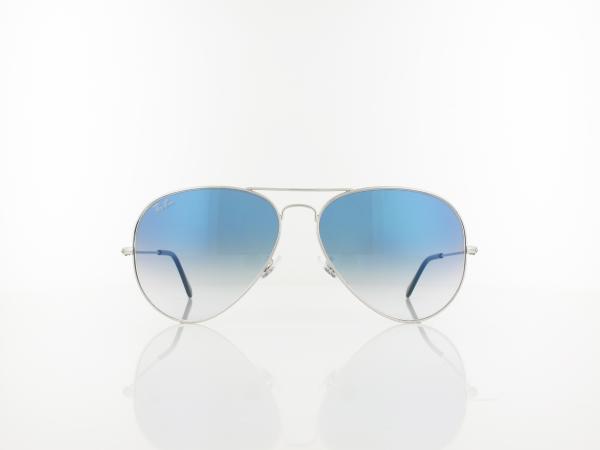 Ray Ban | Aviator Large Metal RB3025 003/3F 62 | silver / clear gradient blue