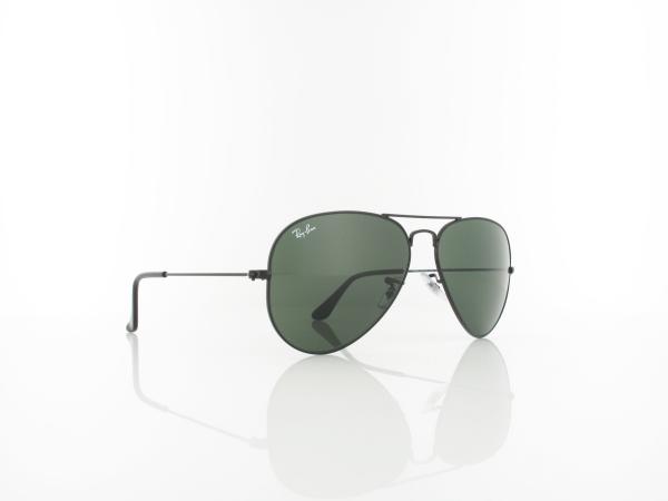 Ray Ban | Aviator Large Metal L2823 58  | black / crystal green