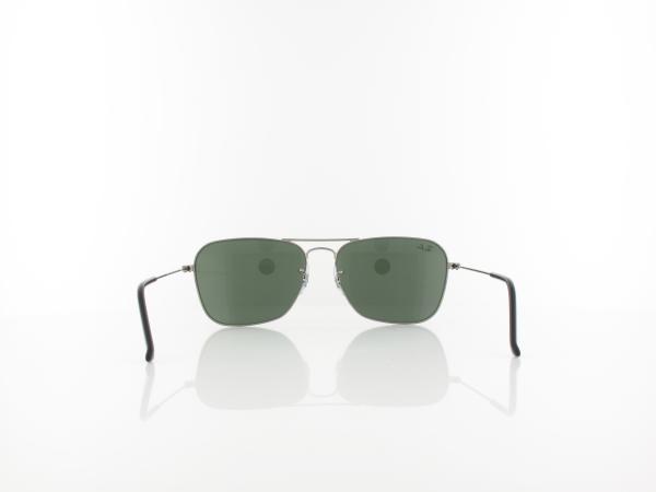 Ray Ban | Caravan RB3136 004 58 | gunmetal / crystal green
