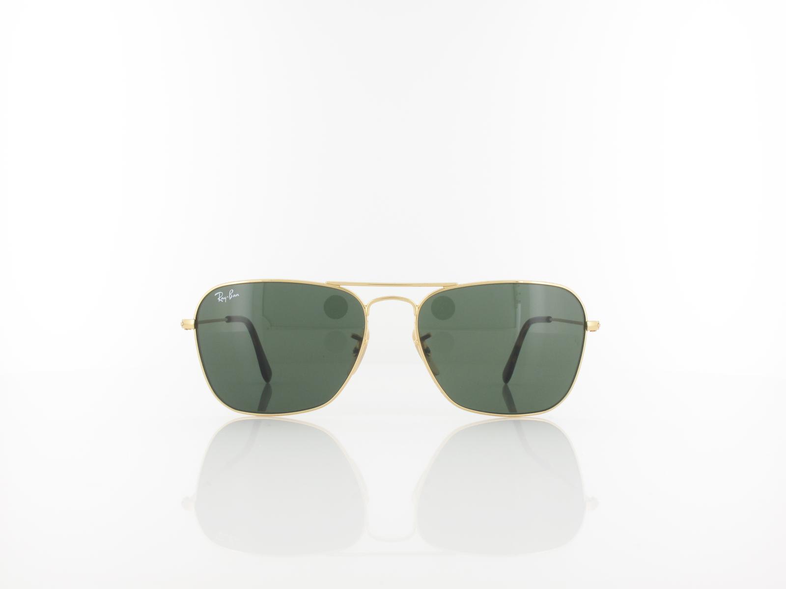 Ray Ban | Caravan RB3136 181 55 | gold / crystal green