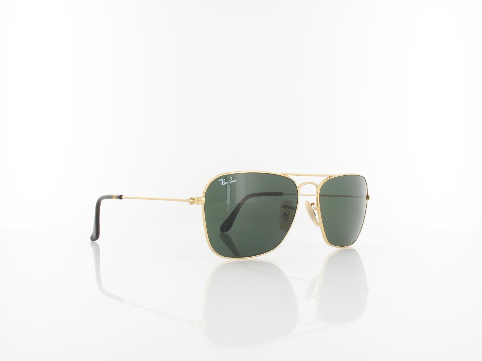 Ray Ban | Caravan RB3136 181 55 | gold / crystal green