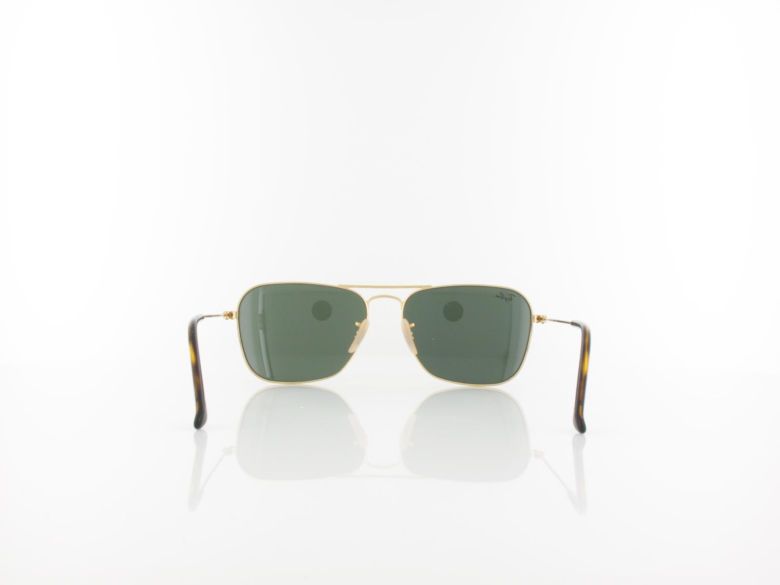 Ray Ban | Caravan RB3136 181 55 | gold / crystal green