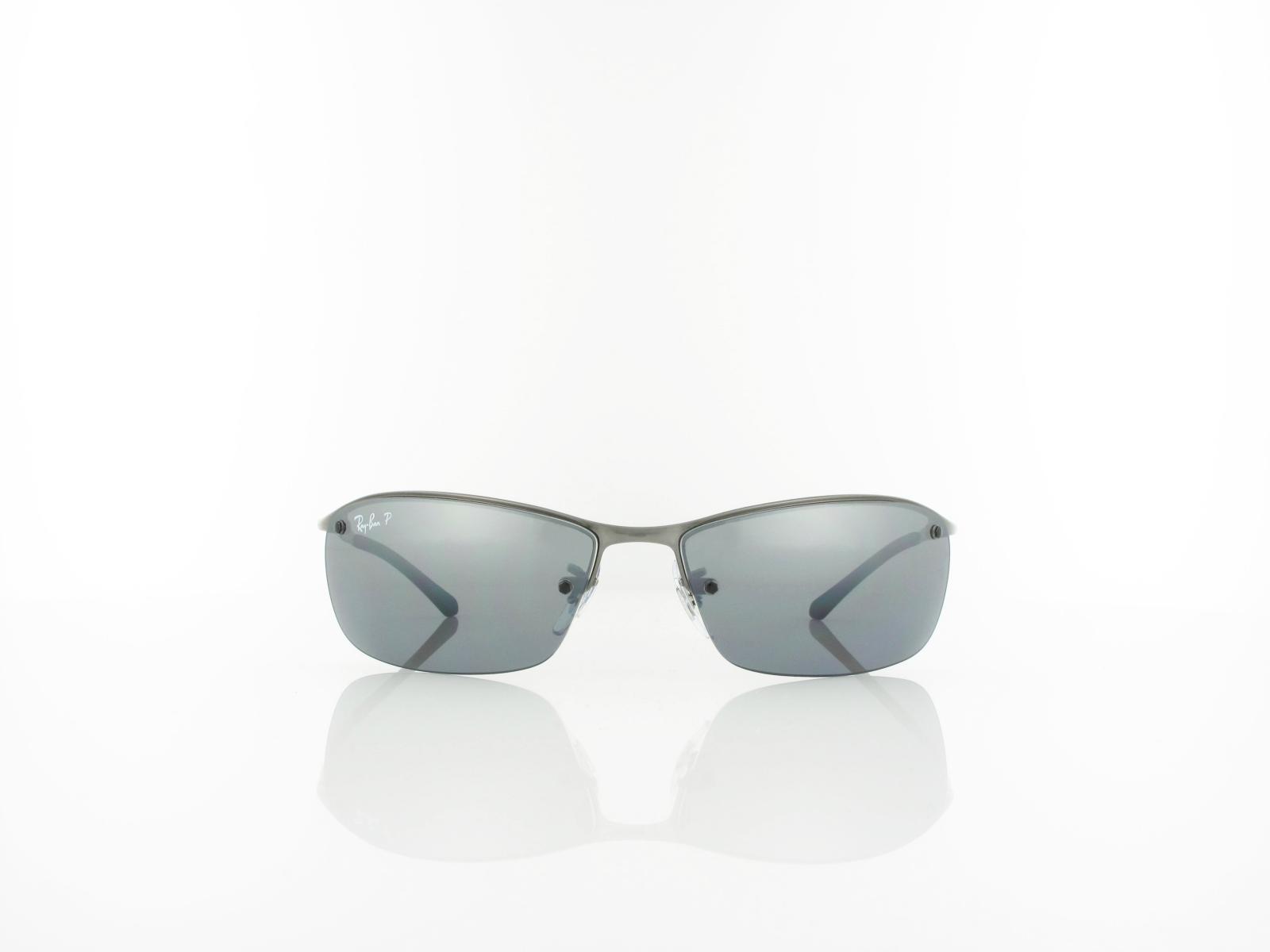 Ray Ban | Top Bar RB3183 004/82 63 | gunmetal / polar grey mirror silver gradient