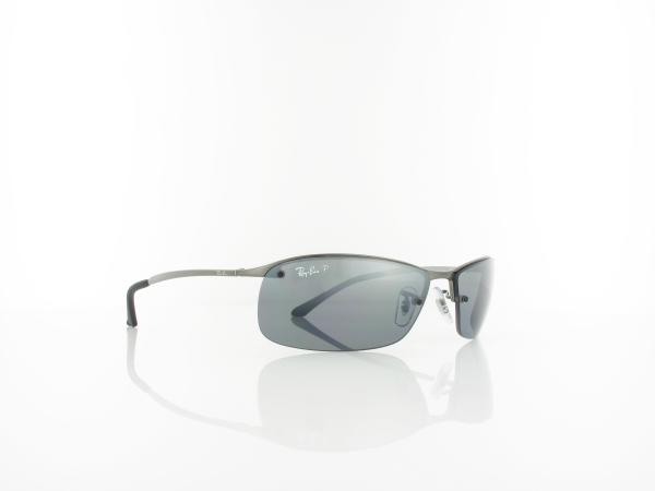 Ray Ban | Top Bar RB3183 004/82 63 | gunmetal / polar grey mirror silver gradient