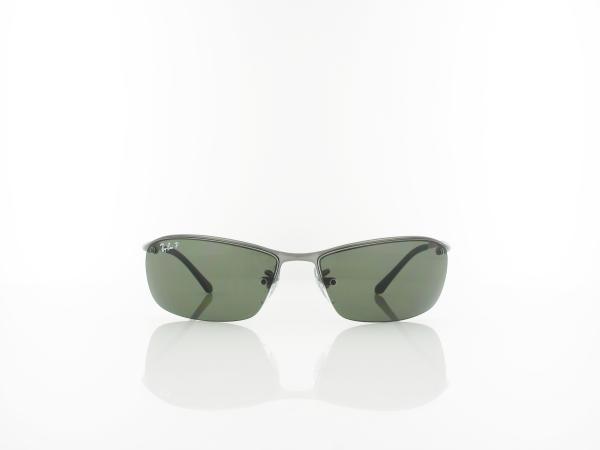 Ray Ban | Top Bar RB3183 004-9A 63 | gunmetal / polar green