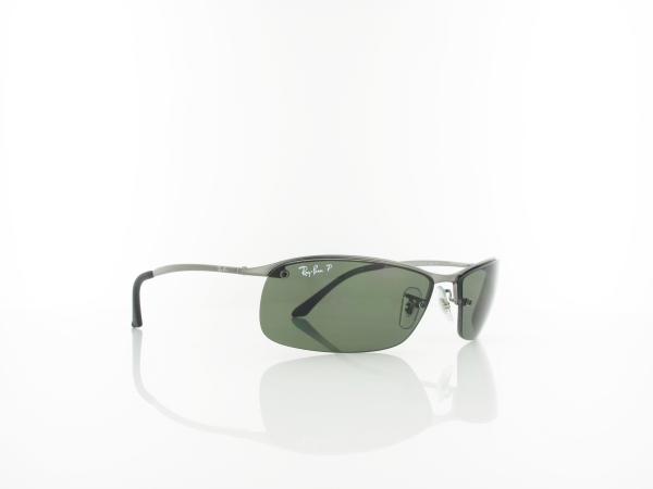 Ray Ban | Top Bar RB3183 004-9A 63 | gunmetal / polar green