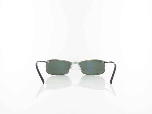 Ray Ban | Top Bar RB3183 004-9A 63 | gunmetal / polar green