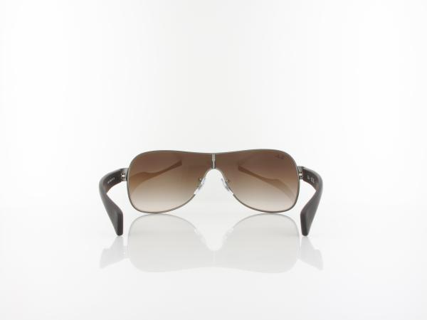 Ray Ban | Emma RB3471 029/13 32 | matte gunmetal bown rubber / gradient brown