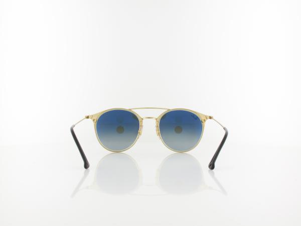 Ray Ban | RB3546 187/71 49 | gold top black / grey gradient