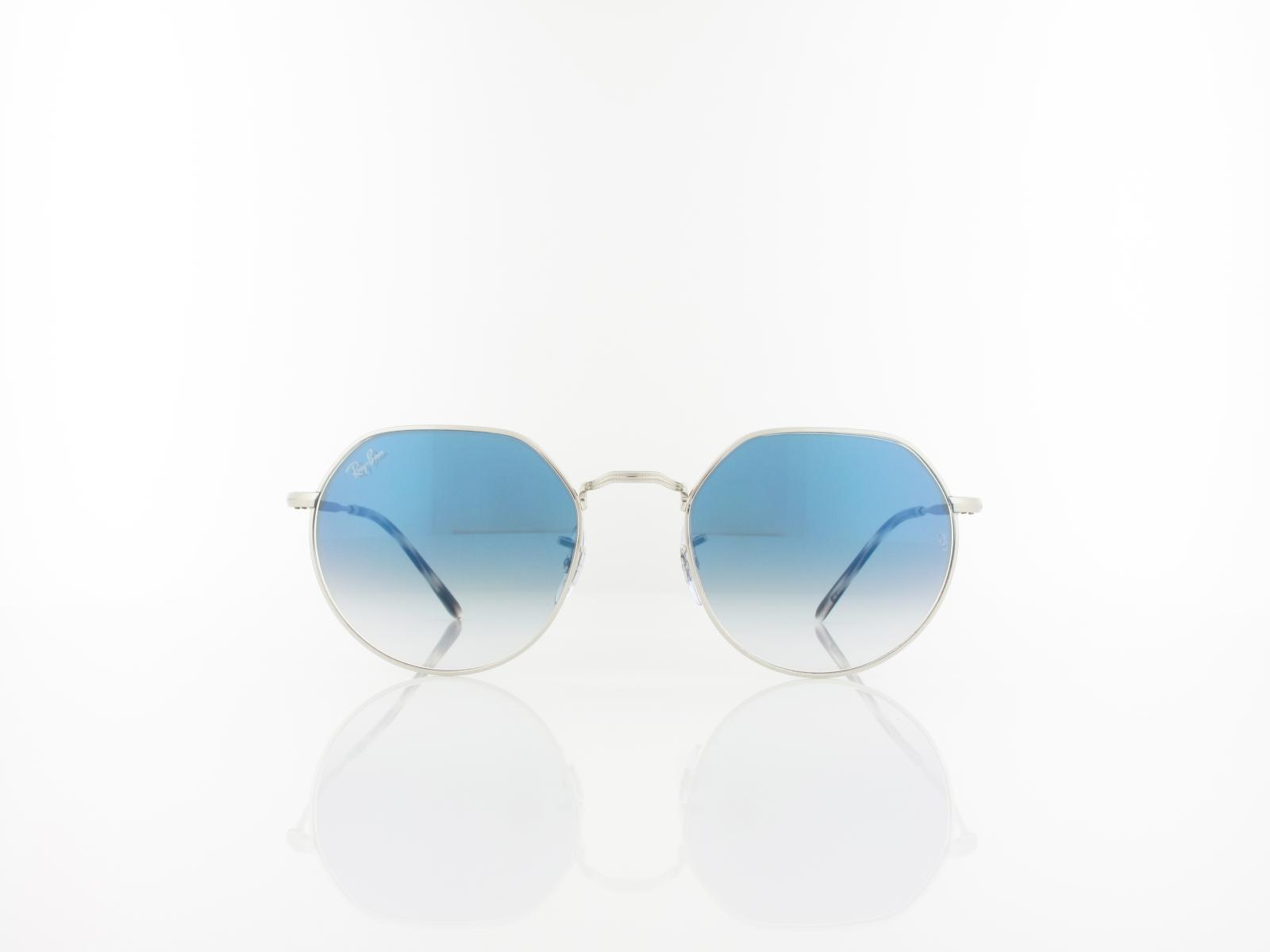 Ray Ban | Jack RB3565 003/3F 53 | silver / clear gradient blue