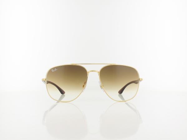 Ray Ban | RB3683 001/51 56 | arista / light brown gradient