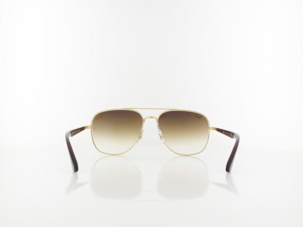 Ray Ban | RB3683 001/51 56 | arista / light brown gradient