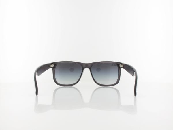 Ray Ban | Justin RB4165 606/U0 54 | trasparent grey / grey gradient mirror red