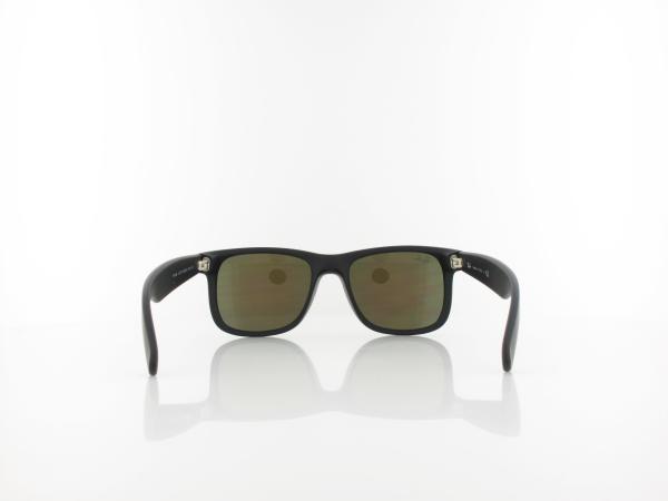 Ray Ban | Justin RB4165 622/6Q 51 | rubber black / brown mirror orange