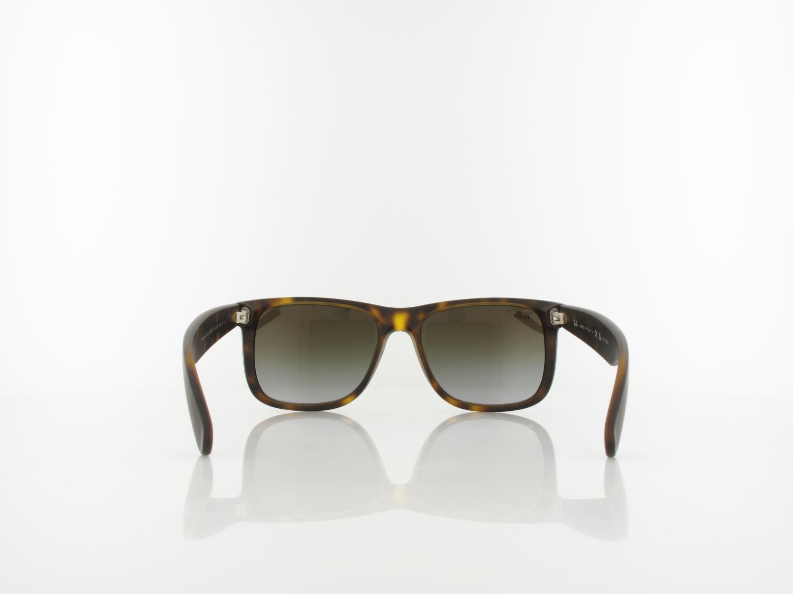 Ray Ban | Justin RB4165 865/T5 55 | rubber havana / grey gradient brown polarized