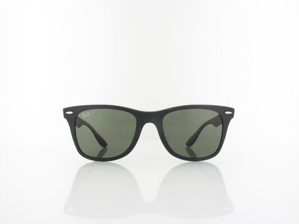 Ray Ban | Wayfarer Liteforce RB4195 601S9A 52 | matte black / polar green