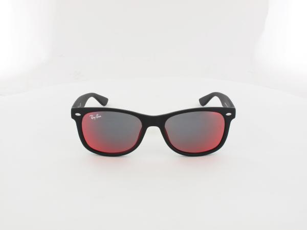 Ray Ban | New Wayfarer KIDS RJ9052S 100S6Q 47 | matte black / red multilayer