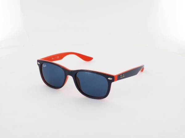 Ray Ban | New Wayfarer KIDS RJ9052S 178/80 47 | top blue on orange / blue
