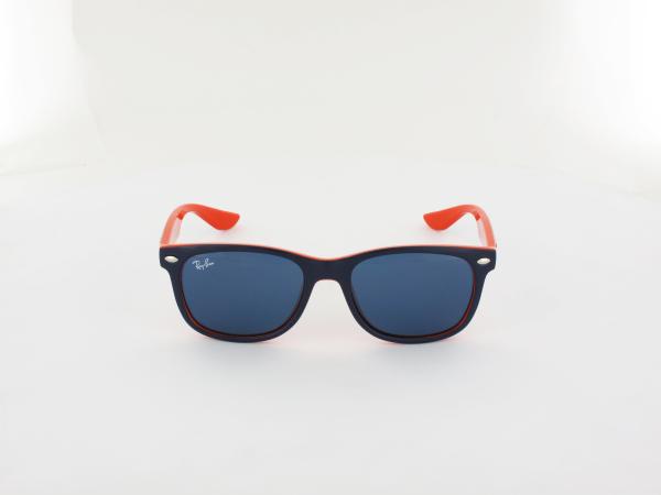 Ray Ban | New Wayfarer KIDS RJ9052S 178/80 47 | top blue on orange / blue