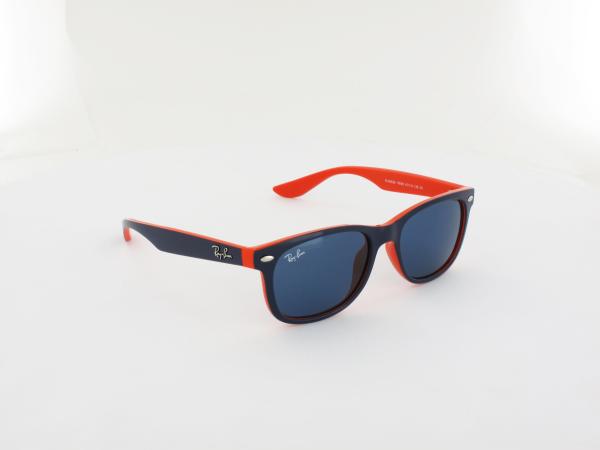 Ray Ban | New Wayfarer KIDS RJ9052S 178/80 47 | top blue on orange / blue