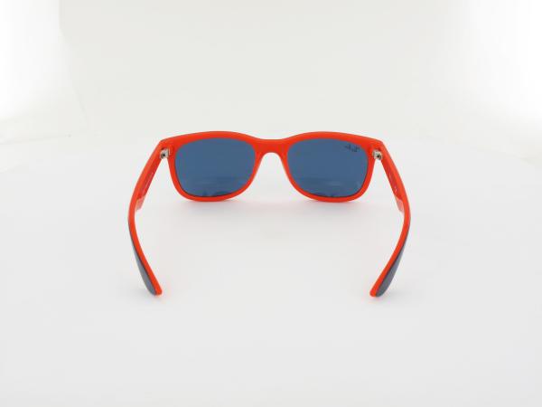 Ray Ban | New Wayfarer KIDS RJ9052S 178/80 47 | top blue on orange / blue