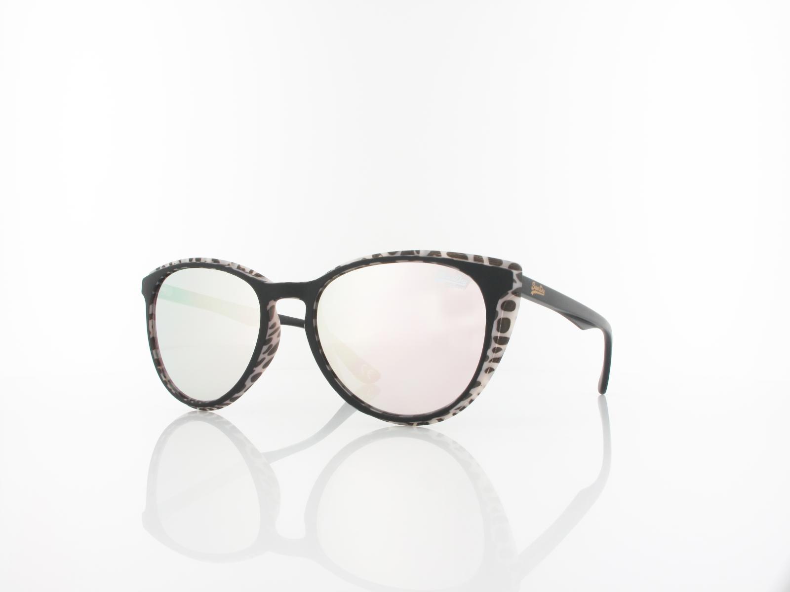 Superdry | Peyton 182 55 | black leopard / gold mirror