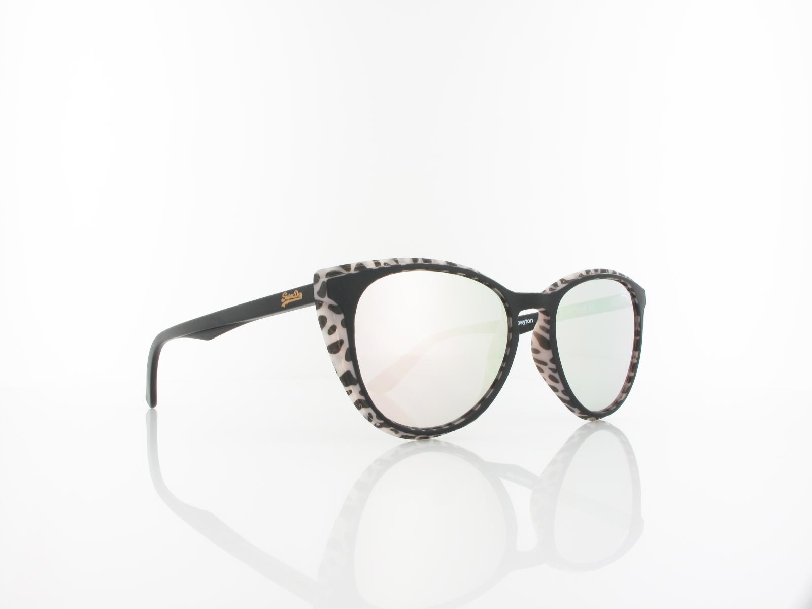 Superdry | Peyton 182 55 | black leopard / gold mirror