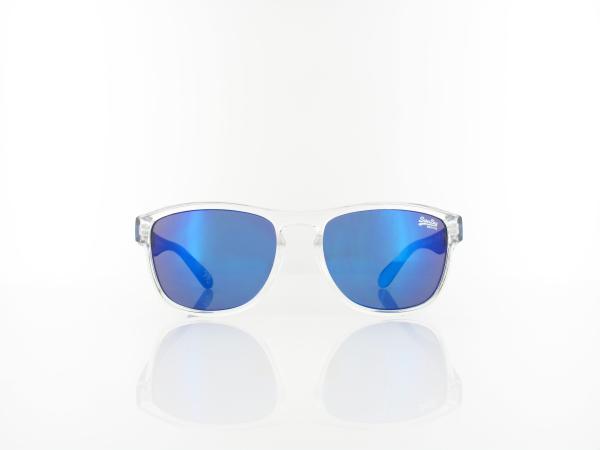 Superdry | Rockstar 175 54 | clear blue transparent / blue mirror