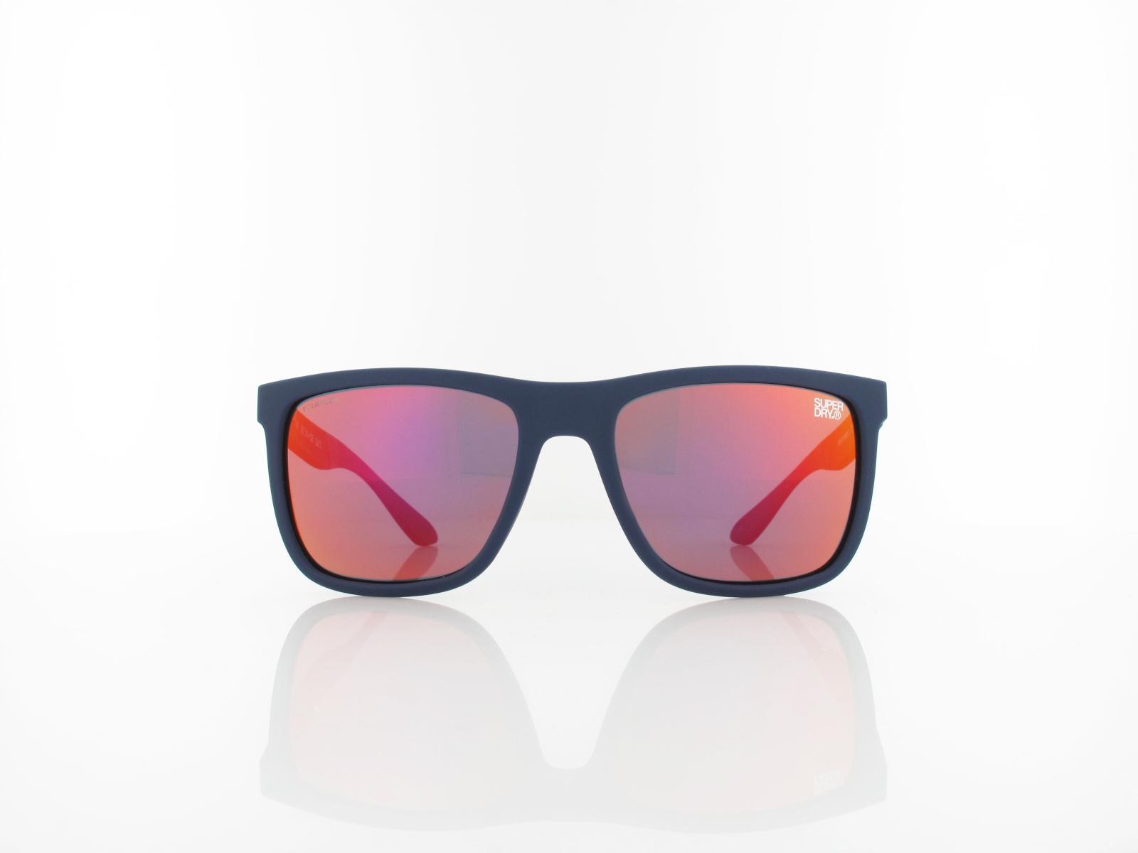 Superdry | Runnerx 105P 56 | dark blue / red mirror polarized