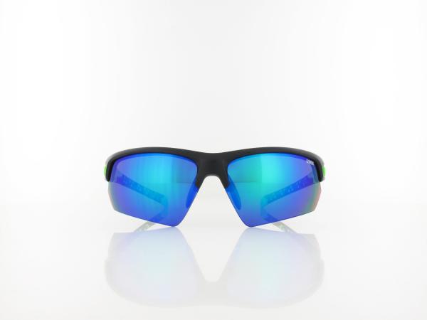 UVEX | Sportstyle 224 S532007 2716 70 | black mat green / mirror green