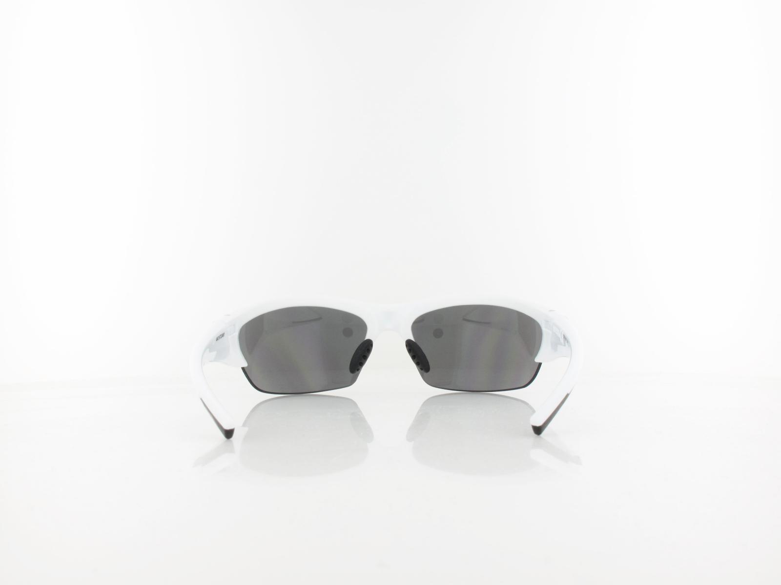 UVEX | blaze III S532046  8216 70 | white black / ltm silver -ltm orange - clear