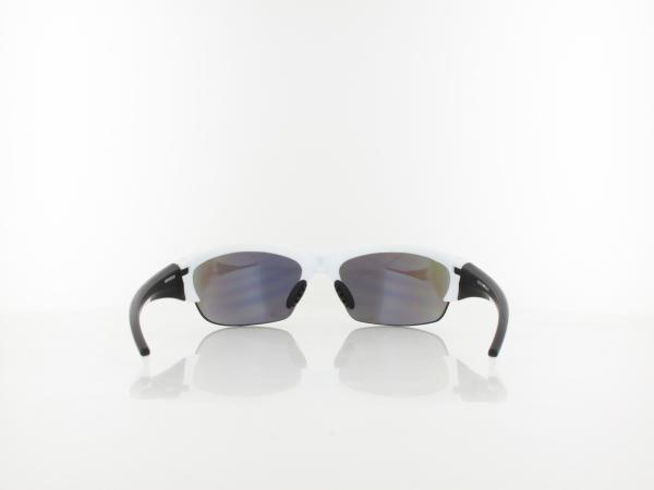 UVEX | blaze III S532046  8816 70 | white black mat / mirror blue - ltm orange - clear