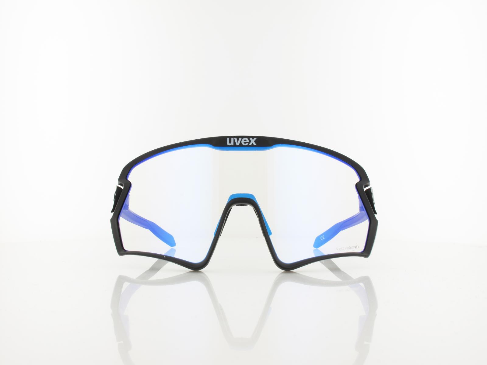 UVEX | sportstyle 231 2.0 V S533028 2204 140 | black mat / vario litemirror blue