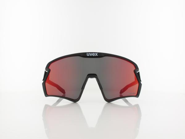 UVEX | sportstyle 231 2.0 P S533029 2230 140 | black mat / polavision mirror red