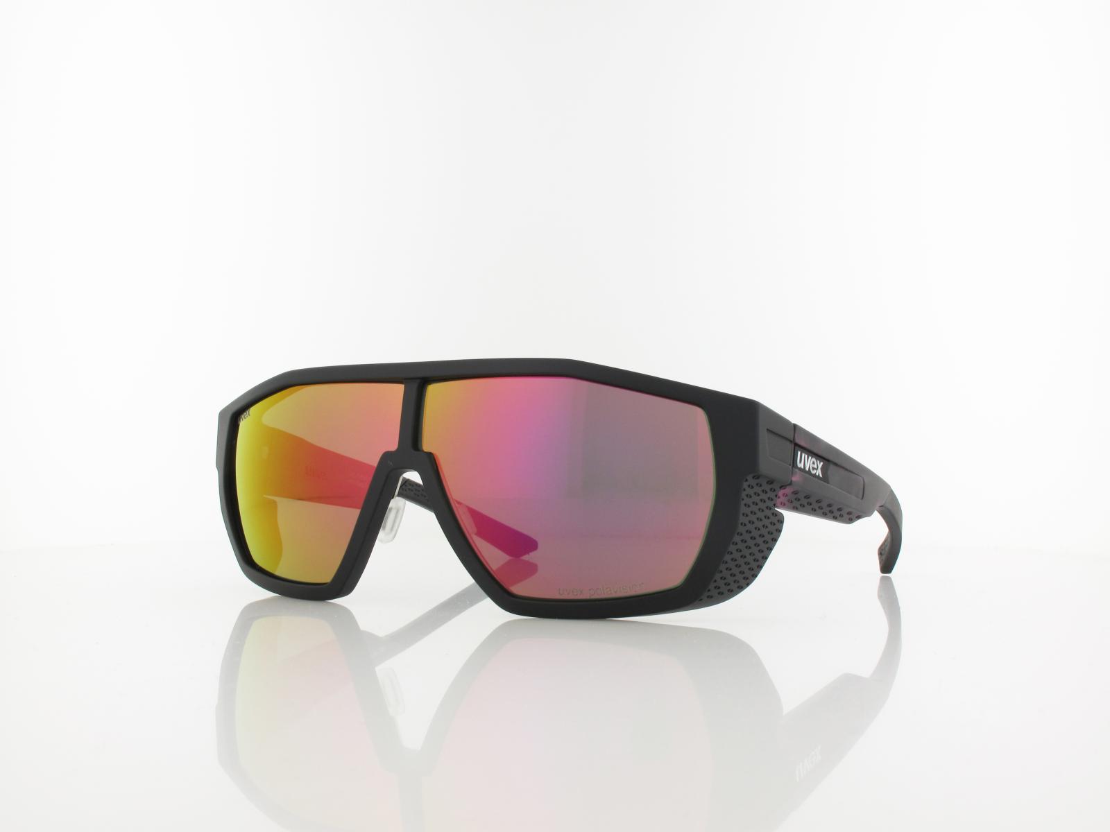 UVEX | mtn style P S533037 2330 66 | black pink tortoise matt / polavision mirror pink