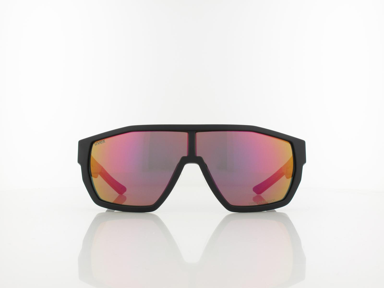 UVEX | mtn style P S533037 2330 66 | black pink tortoise matt / polavision mirror pink