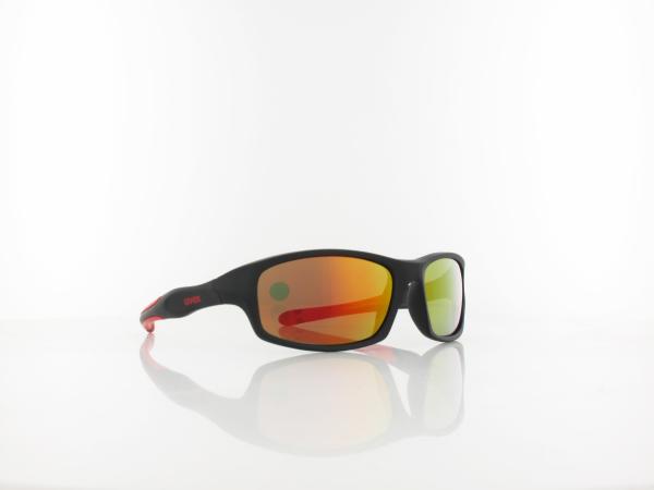 UVEX | sportstyle 507 S533866 2316 53 | black mat red / mirror red